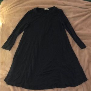 Navy blue longe sleeve dress